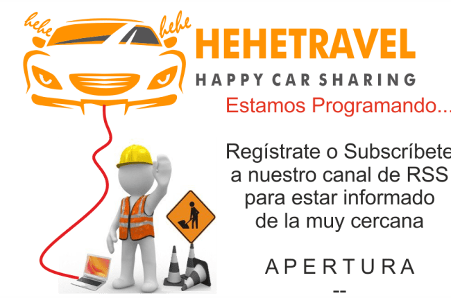 Estamos trabajando en la plataforma hehetravel. jeje travel