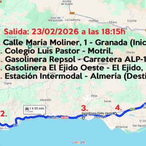 Fátima G.→Viaje Granada-Almería